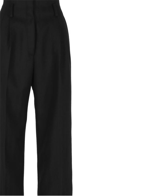 Black virgin wool pants FORTE FORTE | 13225NERO